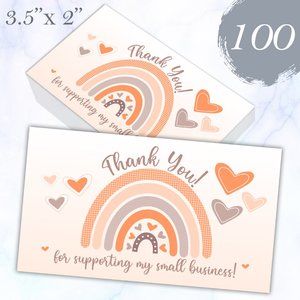 100 Thank You Cards